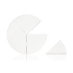 PAC Pressed Sponge (Triangle Pie) (White) (8 Pc)