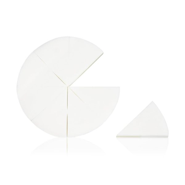 PAC Pressed Sponge (Triangle Pie) (White) (8 Pc)