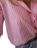 GLAMHOOD Ladies Striped Cotton Shirt for Women,(Pack of one) - Image 3