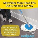 mop Stick Rod only Spin Mop Stick Rod with 1 Microfiber Refill Standing Magic Pocha with Easy Grip Handle - Image 2