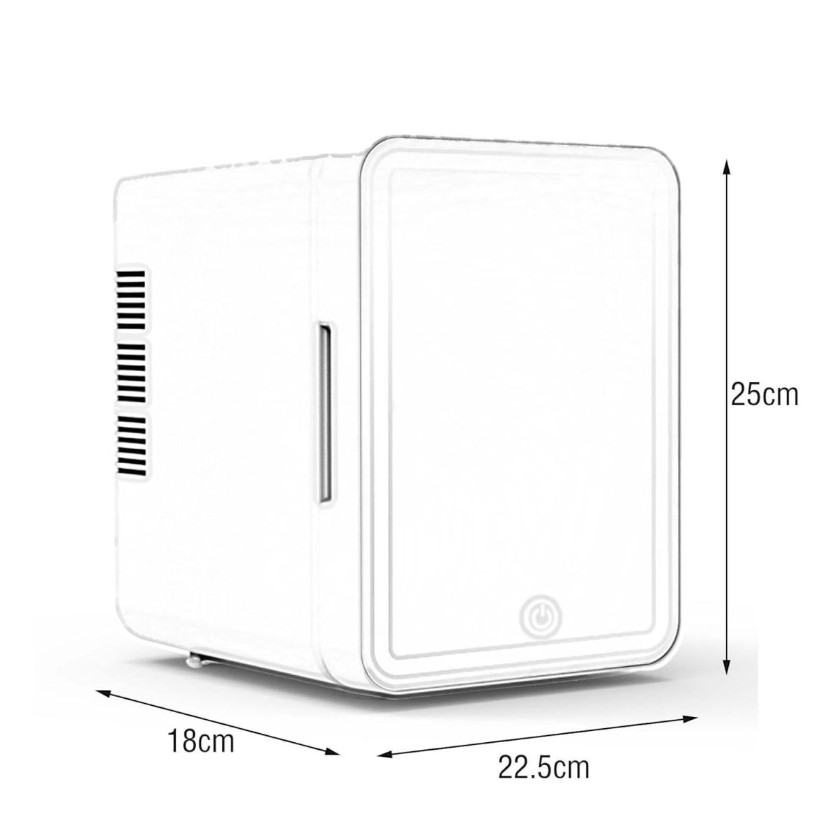 ARTISOUL® Mini Fridge 4L Multifunction Food Portable Cooling for Home Dorm Room Office White | Major Appliances | Refrigerators & Freezers | Mini Fridges - Image 6