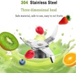 TWCY Portable Blender Juicer Smoothie Machine,Juice Mixer Bottle,USB Rechargeable Personal Size Juicer, Mixer Juice Cup Maker Fast Blenders Food Processor (Multi Colour)