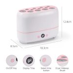 Azelf Upgraded Makeup Brushes Dryer, Electric Cosmetic Automatic Brush Drying Machine, No Harmful for Bristles with Thermo-Control, 12 Various Hole, Compatible with 98% Makeup Brush - Image 5