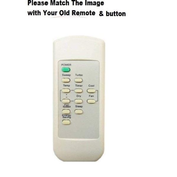 BLIKSEM Remote Control for 70 BL Carrier Split/Window Air Conditioner Remote (Please Match The Image with Your Old Remote)