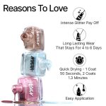 Nykaa Glitter Nail Enamel - Cinderella Feels 463 - Image 4