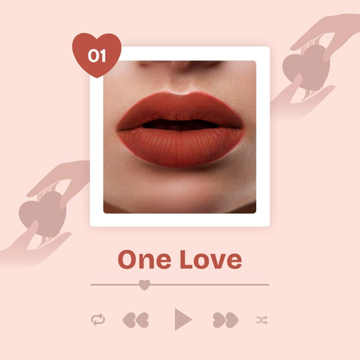 MARS PREMIUM Love Track Velvet Lip Tint (2.8ml) (ONE LOVE) | Velvet Matte Finish | Non-Sticky & Lightweight | Highly Pigmented | Comfortable Wear | 6 Flattering Shades-sh7711 - Image 7