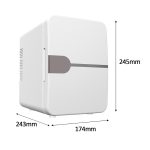 Enakshi (LABEL) Creations Mini Fridge Flat Design Fridge Multipurpose Lightweight Compact Refrigerator WhiteHome & Garden|Major Appliances|Refrigerators & Freezers|Mini Fridges - Image 2