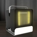 SILNOVO® Mini Portable Air Conditioner Fan USB Air Cooler Fan with LED Lights Black (68015407FEZ) - Image 9