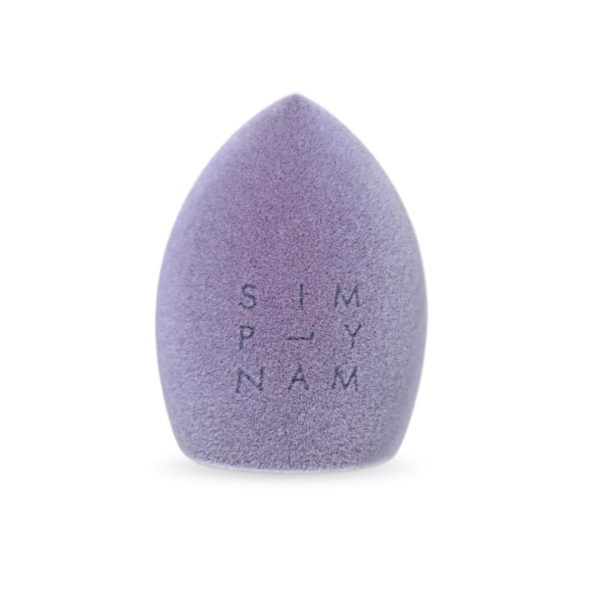 SIMPLYNAM Pro Microfibre Makeup Sponge | Seamless Blending for Foundation, Blush & Contour | Minimizes Product Absorption | Vegan & Latex-Free | Dry & Wet Use | Precision Design | Malaga Wine