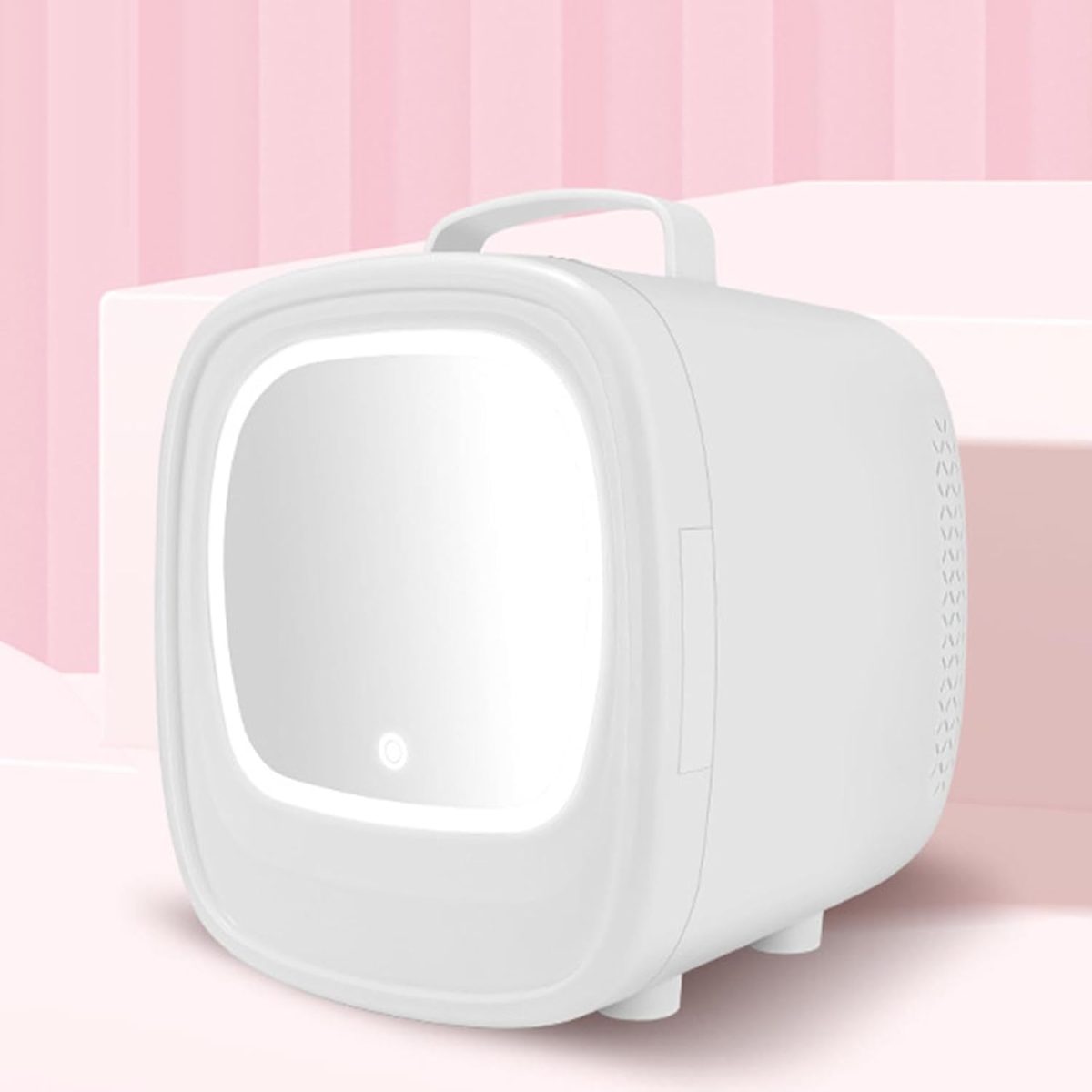 ARTISOUL® Skincare Fridge 6L with Led Makeup Mirror Mini Fridge for Food Skincare White Car Home Use | Major Appliances | Refrigerators & Freezers | Mini Fridges - Image 7