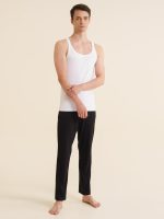 DAMENSCH Men Bamboo Spandex Regular Fit Neo-Skin Square Neck Vest, Anti-Bacterial, Thermoregulating Vest, Shape Retaining Banyan, Soft and Sustainable Inner Baniyan - Image 4
