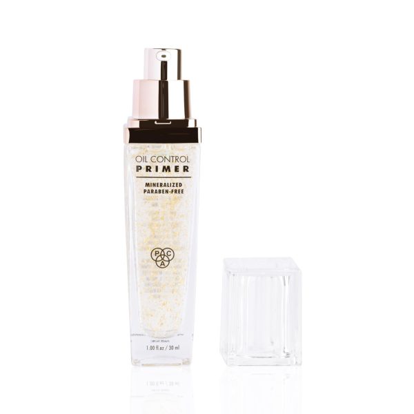 PAC Oil Control Primer | Perfect Makeup Primer for Oily Skin that Controls Oil & Shine | Infused with 24K Gold Leaf | 30 ml