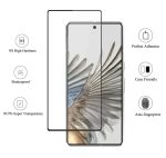Amazon Brand - Solimo Tempered Glass Screen Protector Compatible for Google Pixel 6A with Edge-To-Edge Protector HD Full Coverage and Easy Installation Kit Black - Image 5