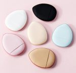 Feelhigh Mini Finger Powder Puff 6 pcs Finger Makeup finger beauty blender Sponges, Mini Soft Cosmetic Finger Puff, Perfect for Foundation, BB Cushion, Cream, Concealer