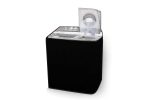Stylista Washing Machine Cover Compatible for Whirlpool 7 kg Superb Atom 70S semi Automatic Black - Image 5
