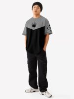 crazymonk Kenpachi Zaraki Printed Anime Oversized T-Shirt - Multi Color - Image 3