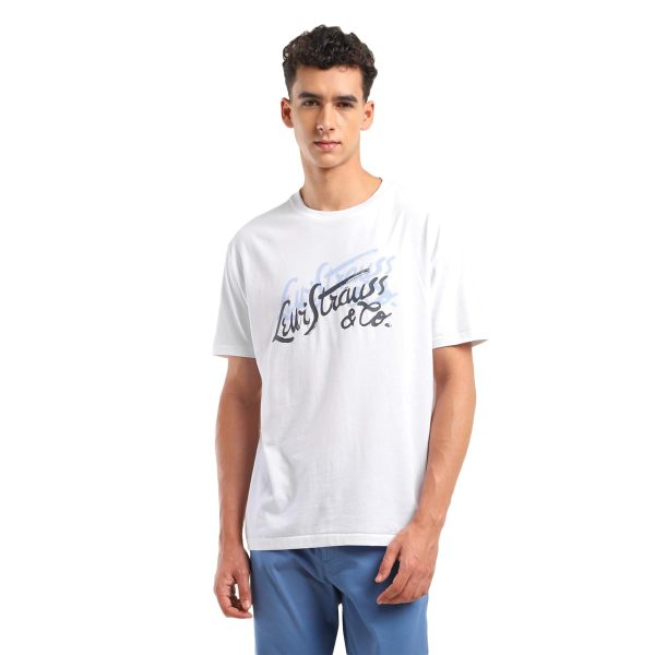 Levi's Men's Cotton Geometric Oversized Fit T-Shirt