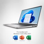 Dell Inspiron 3520 Thin & Light Laptop, Intel Core i5-1235U Processor, 8GB, 512GB SSD, 15.6" (39.62cm) FHD 120Hz 250 nits Display, Windows 11 + MSO'21, Backlit KB, 15 Months McAfee, Silver, 1.65kg - Image 4