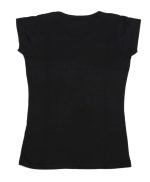 IndiWeaves Girls Cotton Half Sleeve Printed T-Shirt (Black,11-12 Years) - Image 2