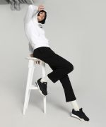 Puma Women High Rise Essentials Sweatpants | Cotton Knitted Regular Fit Track Pants | Comfortable and Stylish Casual Joggers with Drawstring Waistband & Ribbed Cuffs - Image 5
