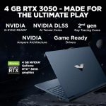 HP Victus AMD Ryzen 5 Hexa Core 5600H - (8 GB/512 GB SSD/Windows 11 Home/4 GB Graphics/NVIDIA GeForce RTX 3050) 15-fb0135AX Gaming Laptop (15.6 Inch, Performance Blue, 2.37 Kg) - Image 2
