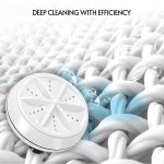 DRUMSTONE 𝐁𝐔𝐘 𝐎𝐍𝐄 𝐆𝐄𝐓 𝐎𝐍𝐄 Portable USB Mini Turbo Washing Machine | Ideal for Travel, Business Trips, Home Use | Cleans Clothes, Fruits| Compact, Lightweight - Image 6