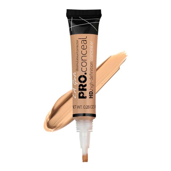 L.A. Girl Pro High Definition Cream For All Skin Type Full Coverage Concealer Natural Finish (1, Gc 976 Pure Beige), 16 Ounce (Lax-Gc976-B)
