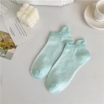 REIL RAID 7 Pairs Men & Women’s Pastel Candy Color Ankle Socks - Breathable Mesh, Heel Protection, Comfort Fit, Casual Wear Socks, Playful Sock Design, Soft Texture Socks - Image 5