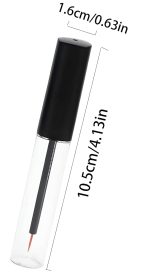 2 pcs 10ml Eyeliner Empty Bottle, eyeliner tube Empty Refillable Disposable Eyeliner Brush Applicator Eyeliner Lash - Image 2