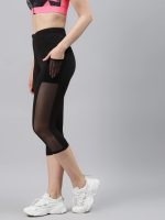 BLINKIN Women's Skinny Fit Mid Rise Polyester Blend 3/4Th Capri Tights (PZ-DSHT-OGE5) - Image 4