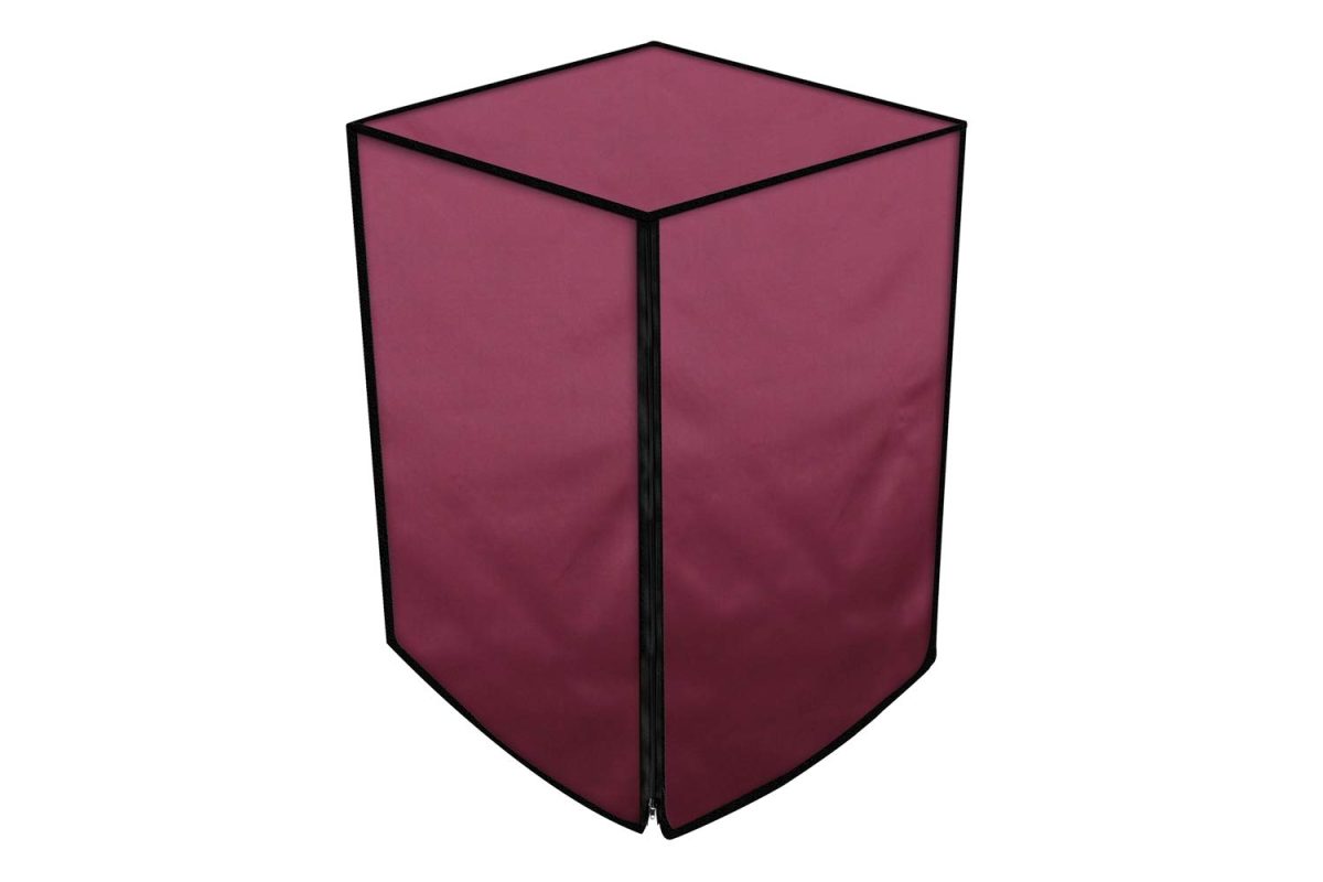 Stylista Washing Machine Cover Compatible for Samsung 8 kg WW80K5210WW Front Load Maroon - Image 5