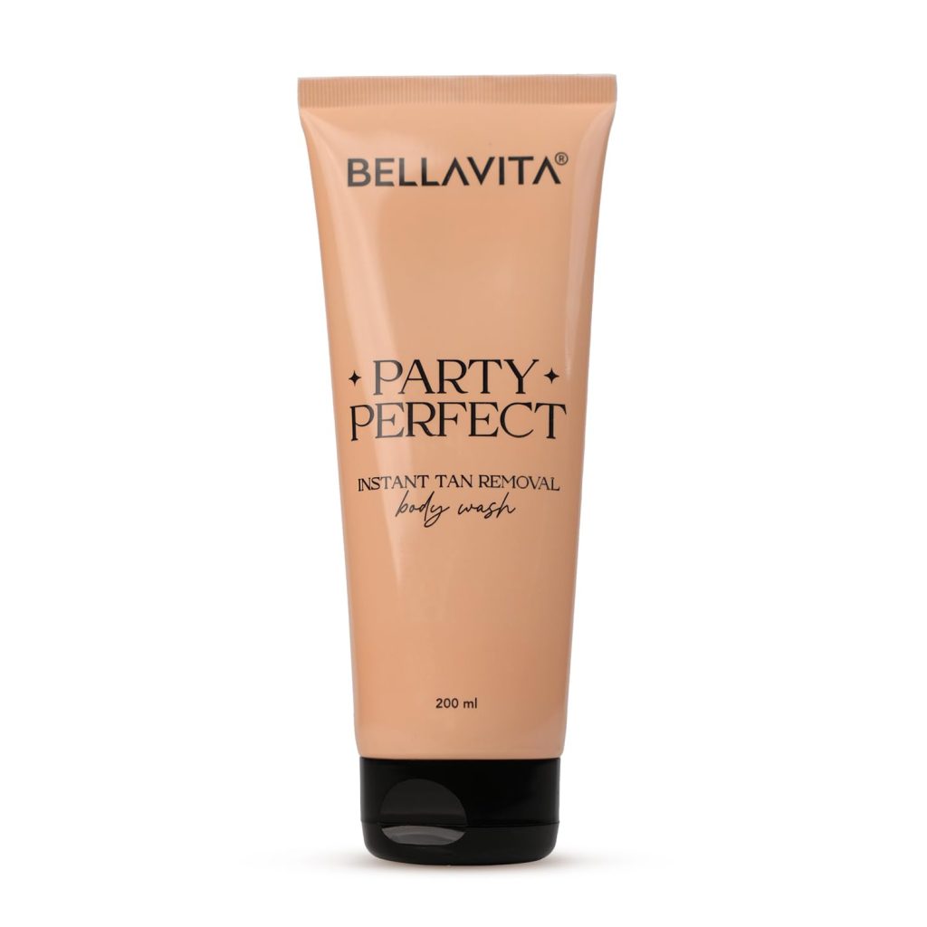 BELLAVITA Party Perfect 2-in-1 Body Wash| Instant Tan Removal | Instant Brightening | Even Skin Tone | For Men & Women | 200ml