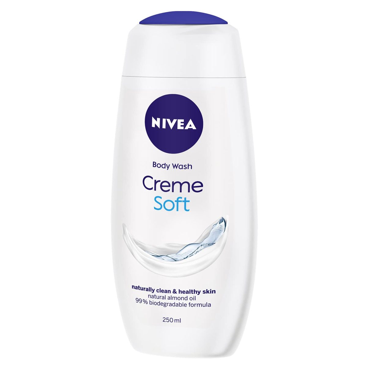 NIVEA Crème Soft 250ml Body Wash| Shower Gel with Natural Almond Oil|Clean, Healthy & Moisturized Skin|Microplastic Free - Image 3