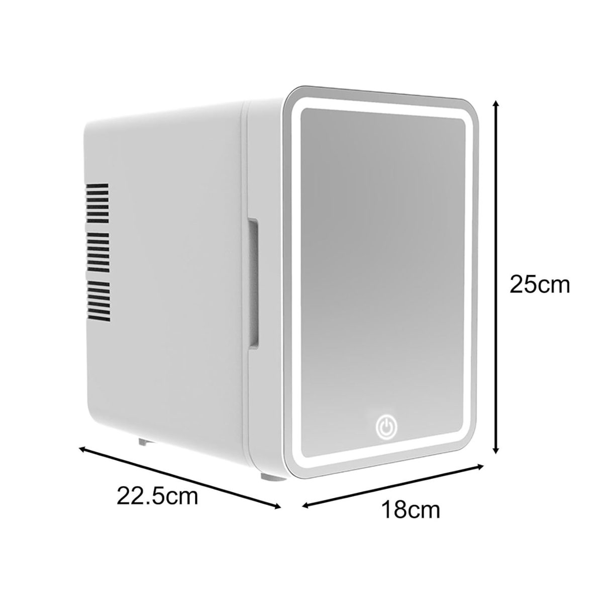 ARTISOUL® Mini Small Fridge 4L with Light Mini Refrigerator for Dorm Room Home Bedroom White | Major Appliances | Refrigerators & Freezers | Mini Fridges - Image 3