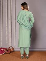 Royal Export Women's Cotton Blend Floral Printed Straight Kurta Pant with Dupatta, Kurta Sets for Woman - Image 2