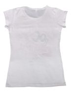 IndiWeaves Girls Cotton Half Sleeve Printed T-Shirt (White1,9-10 Years) - Image 2