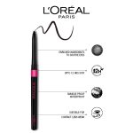 L'Oréal Paris Kajal, Waterproof Eyeliner, 14 Hours of Smudge-Proof Wear, With Vitamin E, Cocoa Butter, Olive Oil Esters and Vitamin C, Magique, Pack of 2, 0.35 + 0.35 gm - Image 4