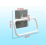 Zollyss Magic Sticker Series Self-Adhesive Plastic Towel Holder Hanger (White) - (Pack of 1) - Image 4