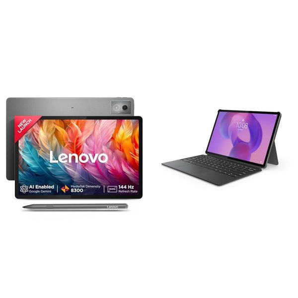 Lenovo Idea Tab Pro with Pen Plus + Wireless Keyboard with Touchpad | 12.7" 3K 144 Hz Display | 12 GB RAM, 256 GB ROM Tablet