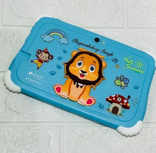 ABTER Kids Tablet, Android Tablet for Kids, 4GB Quad-Core Toddler Tablet with Shockproof Case, Bluetooth, WiFi, Parental Control,Dual Camera, GPS, Games, Kids Learning Tablet (Blue)