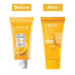 Lakme Blush & Glow Exfoliating Face Wash with Vitamin C Serum, Brightening and Gentle Facewash with Lemon Fruit Extracts, 100gm - Image 9