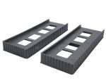 Your's Shopekart Multi- Purpose Legs for Almarah, Dressing Table, Refrigerator, |2 Pieces|