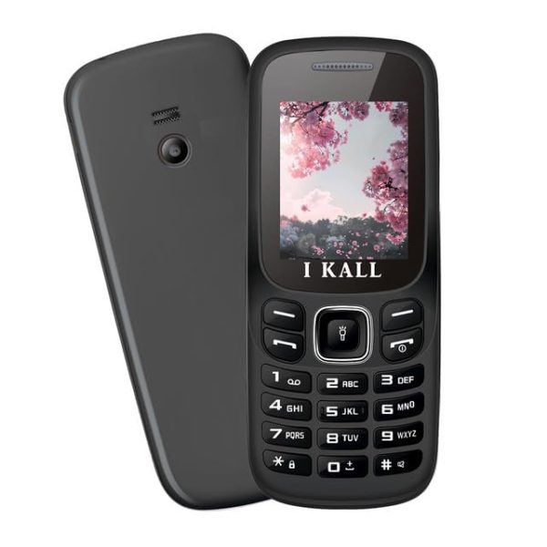 IKALL K16 Keypad Feature Phone – 1.8” Display, Dual SIM Support, 1000mAh Battery, Expandable Storage, FM Radio, Bluetooth, and Ideal for Easy Connectivity and Daily Use (Raven Black)
