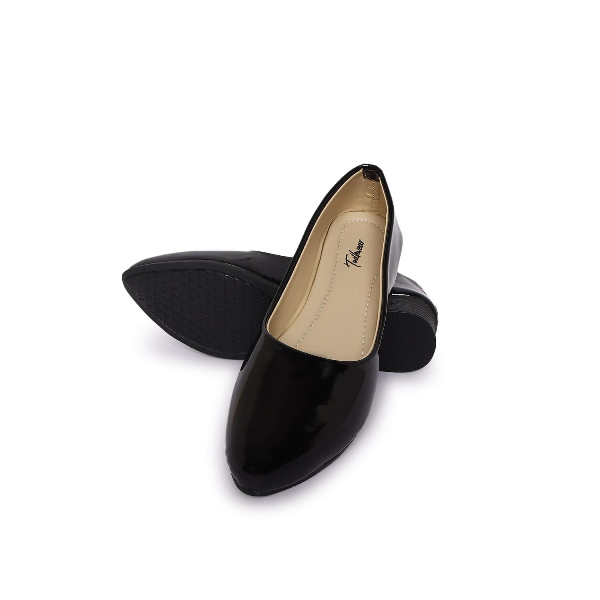 Todhwear Women’s Formal Bellies | Office & Casual Slip-On Flats | Comfortable Round Toe Work Shoes - Image 5