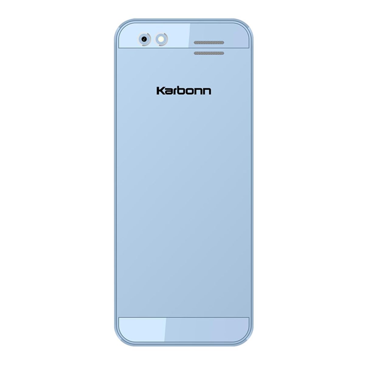 Karbonn KPhone1 | 6.1cm (2.4) Bright Screen | 1400mAh | BT Video Player & Video Recorder | Digital Camera | Dual SIM | FM Radio with Recording | Ice Blue - Image 2