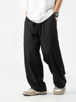dockstreet Straight Wide fit Long Length Open Bottom Jogger for Men/Trending Multi Pocket Style, Relaxed Casual Pants for Men - Image 2