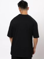 Bewakoof Men's Graphic Printed 100% Cotton T-Shirt - Oversized Fit, Round Neck, Half Sleeves - Image 3