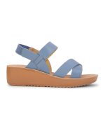 Bata womens Cammie E 24 Blue Sandal - 6 UK (6619056) - Image 2