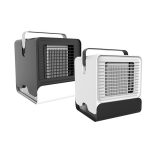 SILNOVO® Mini Portable Air Conditioner Fan USB Air Cooler Fan with LED Lights Black (68015407FEZ) - Image 2