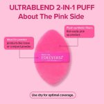 Daily Life Forever52 Ultrablend 2-in-1 Puff & Sponge – MSP010 | Dual-Sided Tool for Setting, Baking, Blending & Retouching | Soft Powder Puff + Suede Blender for Flawless Finish - Image 5